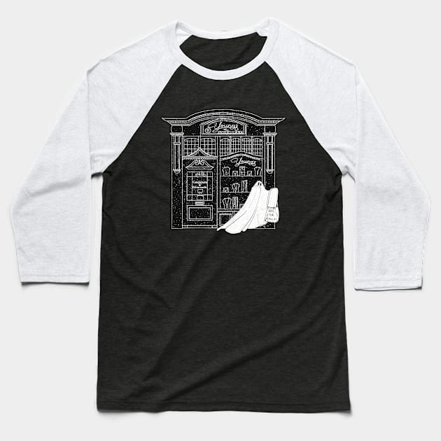 Whitby Jet Jewellery Shop Baseball T-Shirt by TGSC